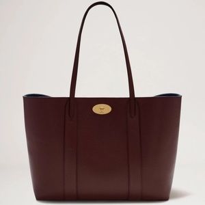 Mulberry 'Bayswater' in Burgundy Small Grain Leather Tote